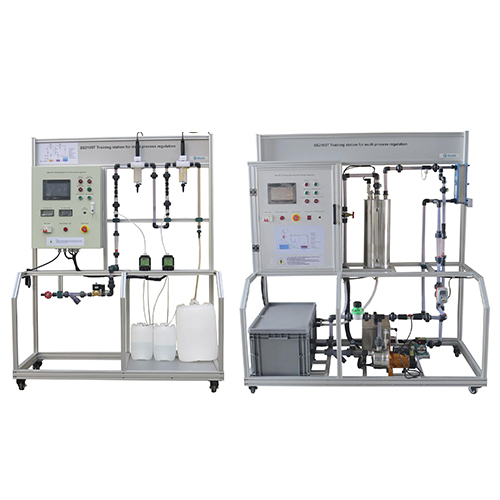 Тренажер для обучения управлению технологическими процессами: измерение температуры, давления, уровня жидкости и расхода. Оборудование для профессионального обучения. Тренажер для обучения управлению технологическими процессами.