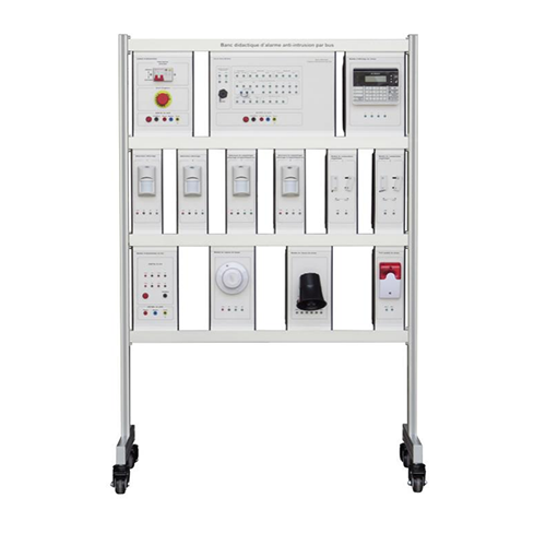 Bus Anti-Intrusion Alarm Teaching Equipment Building Automation Wire Trainer Didactic Equipment Vocational Training Equipment