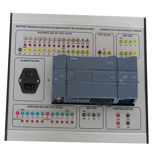 Compact PLC 24 Inputs Outputs School Educational Equipment Vocational Trainer Workbench Electrical Training Equipment
