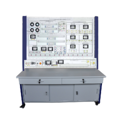Unità didattica per la formazione sui principi dell'ingegneria elettrica (circuiti di illuminazione, interruttori elettrici), trainer per l'automazione degli edifici, attrezzature didattiche, attrezzature didattiche