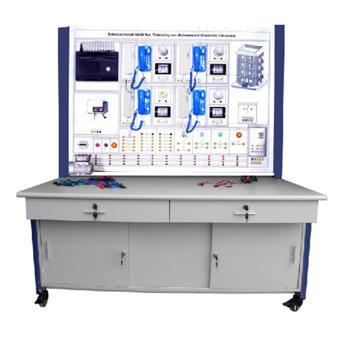 Educational Unit for Training on Advanced Electric Devices Building Automation Wire Trainer Teaching Equipment Didactic Equipment