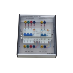 Banco de trabajo didáctico sobre interruptores diferenciales, equipo de tecnología educativa, equipo de formación eléctrica