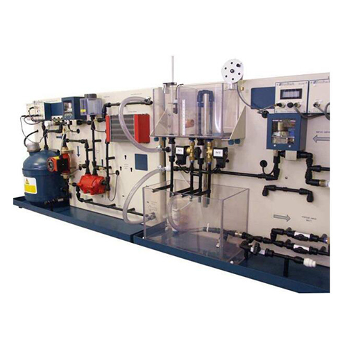 Training Station For Multi Process Regulation Didactic Equipment Vocational Education Equipment Process Control Trainer