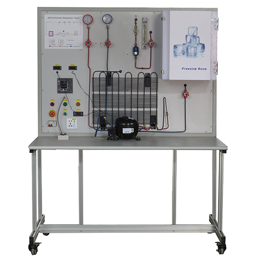 Domestic Refrigeration Trainer Refrigeration Laboratory Equipment Teaching Equipment Vocational Training Equipment