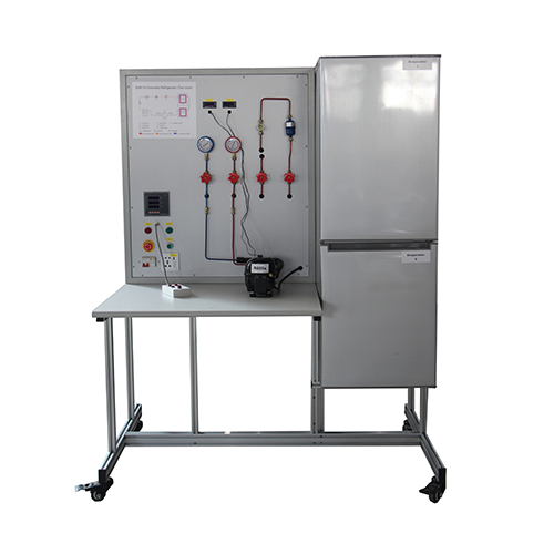 Domesticrefrigetor System Study Unit Refrigeration Laboratory Equipment Didactic Equipment Vocational Training Equipment