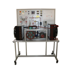 Entrenador para el estudio del compresor de refrigeración de tipo abierto. Equipo de enseñanza. Equipo de formación profesional.