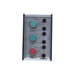 박스 (푸시 버튼 3개 포함) 학교 실습용 벤치, 학교 실험실 장비, 교육용 전기 훈련 장비