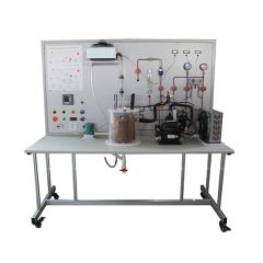 Air Conditioning Trainer With Heat Pump Refrigeration Laboratory Equipment Vocational Training Equipment Didactic Equipment