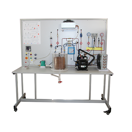 Computerized Heat Pump Trainer Heat Colling Trainer Vocational Training Equipment Didactic Equipment