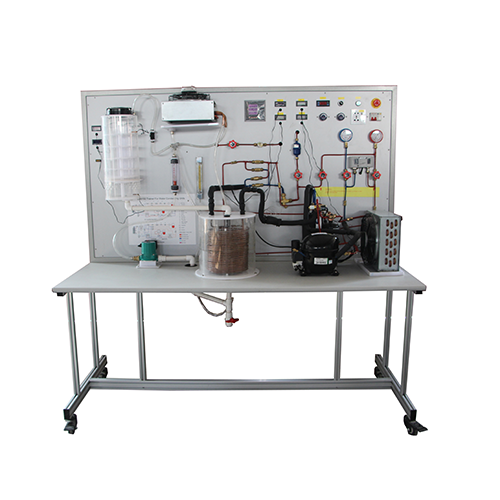Trainer For Water Condensing Units Refrigeration Laboratory Equipment Teaching Equipment Vocational Training Equipment