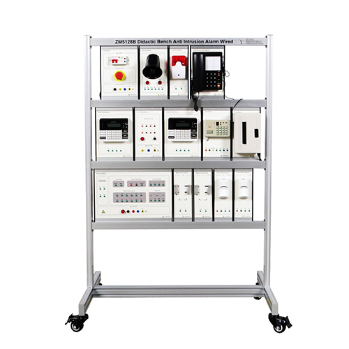 Didactic Bench Anti Intrusion Alarm Wired School Teaching Equipment Building Automation Wire Trainer Teaching Equipment