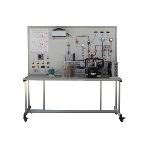 Vapor Compression Refrigration System Study Unit Refrigeration Trainer Teaching Equipment Vocational Training Equipment