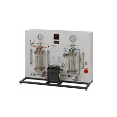 อุปกรณ์ฝึกอบรมวงจรทำความเย็นแบบอัดไอ อุปกรณ์ห้องปฏิบัติการสำหรับโรงเรียน อุปกรณ์การสอนการทำความเย็นเพื่อการศึกษา