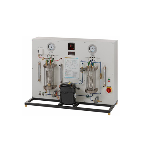 อุปกรณ์ฝึกอบรมวงจรทำความเย็นแบบอัดไอ อุปกรณ์ห้องปฏิบัติการสำหรับโรงเรียน อุปกรณ์การสอนการทำความเย็นเพื่อการศึกษา