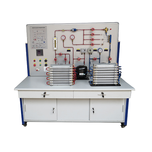 Faults Simulation Bench On Refrigeration System School Teaching Equipment Refrigeration Trainer Teaching Equipment