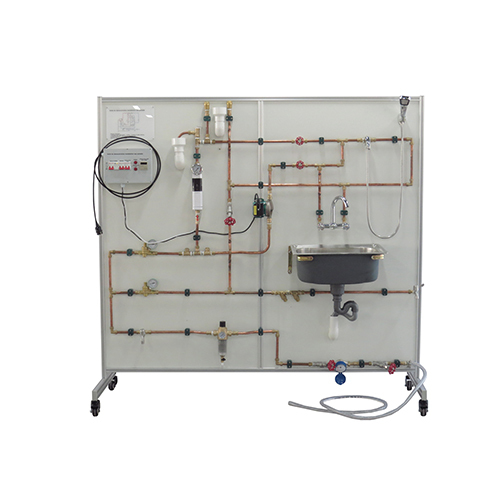 Drinking Water Installation Demonstration Unit Didactic Equipment Vocational Education Equipment Fluid Mechanics Lab Equipment