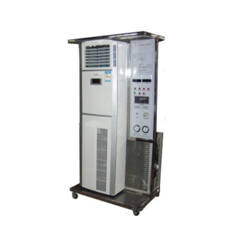 Practice Model Of Air Conditioner With Standing Cabinet School Teaching Equipment Refrigeration Laboratory Equipment Teaching Equipment