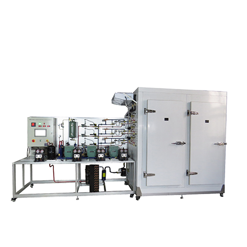 Central Multi Evaporators Refrigeration Bench Vocational Training Equipment Refrigeration Laboratory Equipment Didactic Equipment
