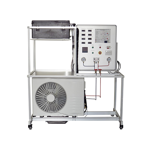Split Compressor Single Station System On Off Reversible With Ceiling Light Refrigeration Trainer Didactic Equipment Teaching Equipment