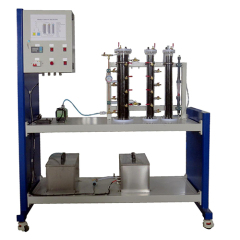 Equipamento Didáctico para Adsorção em Leito Fixo - Equipamento para Ensino Profissional - Equipamento para Laboratório de Mecânica dos Fluidos