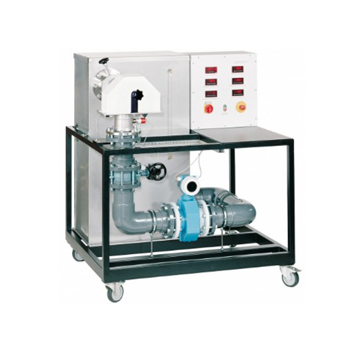 Bancada de Formação Autónoma para Travão Elétrico Computadorizado com Turbina Kaplan - Equipamento Didático para o Ensino Profissional - Equipamento para Laboratório de Mecânica dos Fluidos