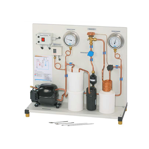 Simple Compression Refrigeration Circuit Refrigeration Laboratory Equipment Teaching Equipment Vocational Training Equipment
