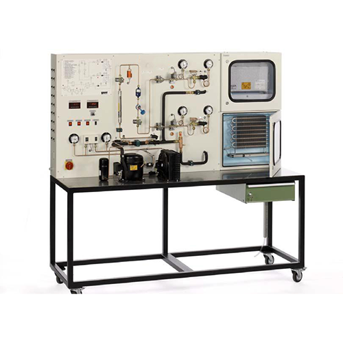 Refrigeration System with Refrigeration and Freezing Chamber Didactic Equipment Refrigeration Laboratory Equipment Teaching Equipment 