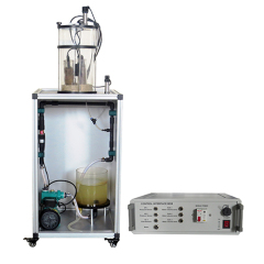 Unidade de absorção de água e areia controlada por computador - Equipamento didático para o ensino profissional - Equipamento para laboratório de mecânica dos fluidos