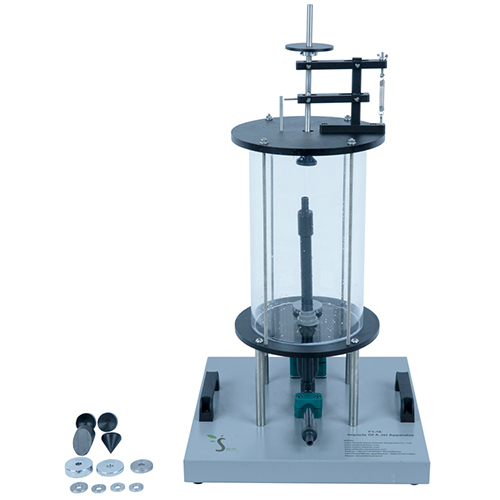 Impact d'un jet d'eau - Matériel didactique - Matériel de formation professionnelle - Matériel de laboratoire de mécanique des fluides