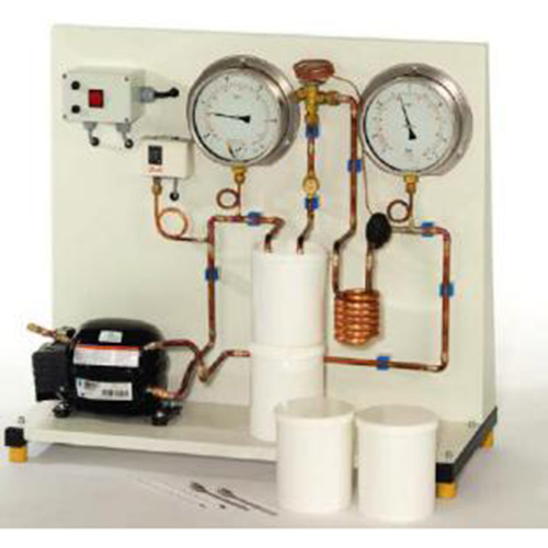Circuit frigorifique à compression simple, équipement de laboratoire de réfrigération, matériel didactique, matériel pédagogique