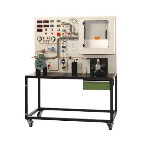 Sistema de refrigeración con compresor abierto Entrenador de refrigeración Equipo didáctico Equipo de enseñanza