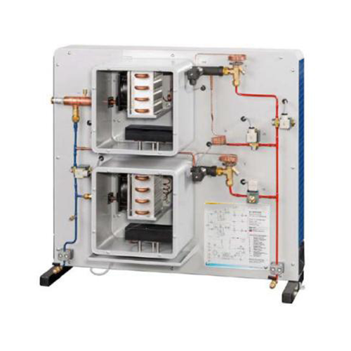 Model of a Refrigeration System With Refrigeration And Freezing Stage Educational Equipment Refrigeration Trainer Didactic Equipment