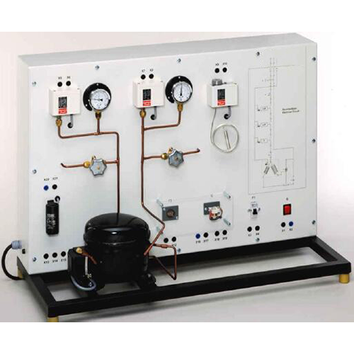 Conexión eléctrica de compresores de refrigerante Equipo educativo Instructor de refrigeración Equipos de enseñanza escolar