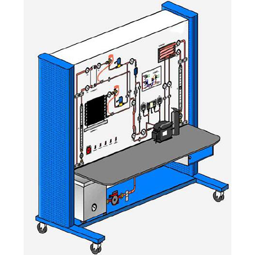 Intercambiadores de calor en el circuito frigorífico Equipos de laboratorio de refrigeración Equipos didácticos Equipos de enseñanza