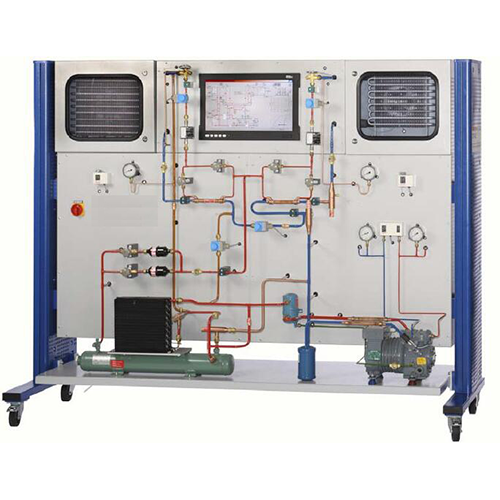 Capacity Control and Faults in Refrigeration Systems Teaching Equipment Refrigerator Trainer Vocational Training Equipment