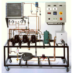 Équipement pédagogique sur l'efficacité énergétique des systèmes de réfrigération : simulateur de réfrigérateur, équipement de formation professionnelle