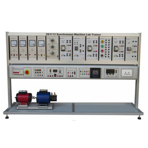 Synchronous Machine Lab Trainer School Equipment Training Equipment Educational Technology Electrical Training Equipment
