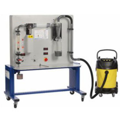 Equipos de enseñanza y didácticos para la formación en ingeniería de fluidos con ciclones de gas