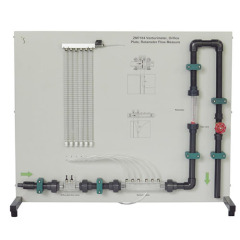 Venturimeter, Orifice Plate, Rotameter Flow Measure Fluids Engineering Training Equipment Teaching Equipment Didactic Equipment