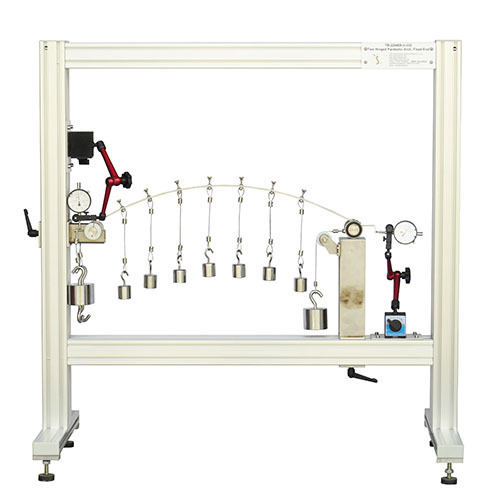 Two Hinged Parabolic Arch, Fixed End Mechanical Trainer Teaching Equipment Didactic Equipment