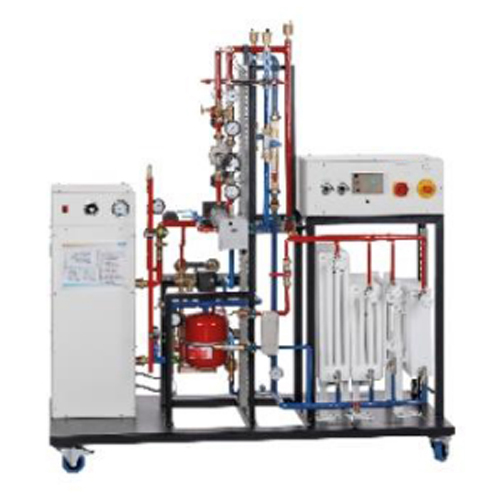 Central Geo Thermal Heating System Vocational Trainer Workbench Educational Laboratory Bench Thermal Training Equipment