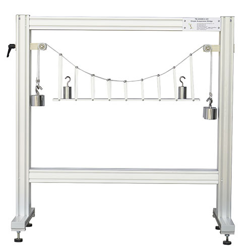 Simple Suspension Bridge Mechanical Trainer Teaching Equipment Didactic Equipment