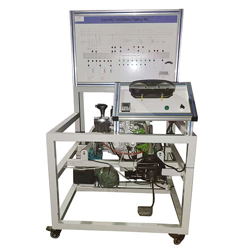 Kit de treinamento para transmissão automática com todos os acessórios e tela LCD para treinamento automotivo.