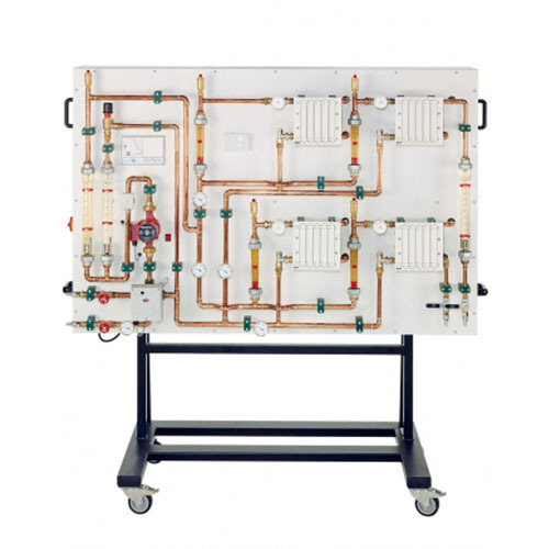 Domestic Heating Circuit Training Panel Thermal Lab Equipment Teaching Equipment Didactic Equipment