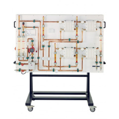 Domestic Heating Circuit Training Panel Thermal Lab Equipment Teaching Equipment Didactic Equipment