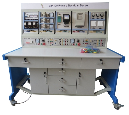 Primary Electrician Training Equipment Vocational Trainer Workbench Educational Laboratory Bench Electrical Training Equipment
