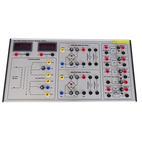 Kit de Formação - Unidade de Alimentação Elétrica - Equipamento Educativo Escolar - Bancada de Trabalho para Treino Vocacional - Equipamento para Treino Elétrico
