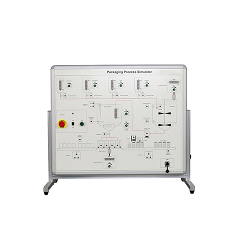 Simulador de Processo de Embalagem, Equipamento Educacional, Equipamento para Treinamento Técnico, Treinador de Controle de Processos