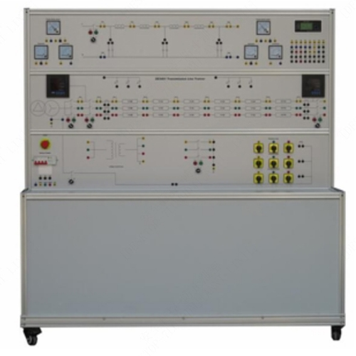 Banc de formation pour lignes électriques - Équipement pédagogique Learnlab - Kit d'enseignement - Banc d'atelier électrique