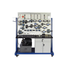 อุปกรณ์ฝึกอบรมระบบไฮดรอลิกไฟฟ้า อุปกรณ์ฝึกอบรมวิชาชีพทางเทคนิคและเครื่องจำลอง โต๊ะทำงานระบบไฮดรอลิกไฟฟ้า